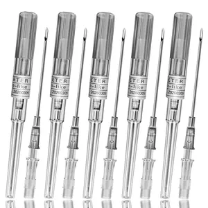 Rayyl Catheter Piercing Needles - 10Pcs Piercing Needles 16 Gauge IV Catheter Piercing Needles for Ear Nose Lip Tongue Belly Piercing Kit Piercing Supplies (16G-10pcs)