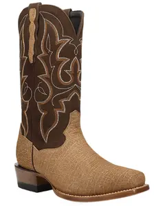 Dan Post Men's Ironhide Hippopotamus Print Western Boot Square Toe - Dp7117