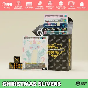 Slivers Kindred Complete Proxy Deck | Adorable Christmas Holiday Themed MTG Proxy Deck - Complete Commander Proxy Deck (cEDH) with 100 Cards +Tokens