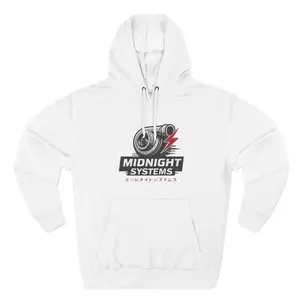 Three-Panel Fleece Hoodie