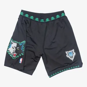MENS MITCHELL & NESS AUTHENTIC ALTERNATE SHORTS TIMBERWOLVES 03-04