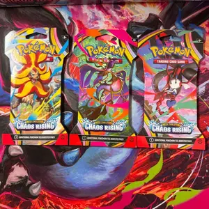 Mega Evolution - Chaos Rising Collectible Cards Single Pack, Sealed Pack with Raw & Unique Non-Sports Trading Cards
