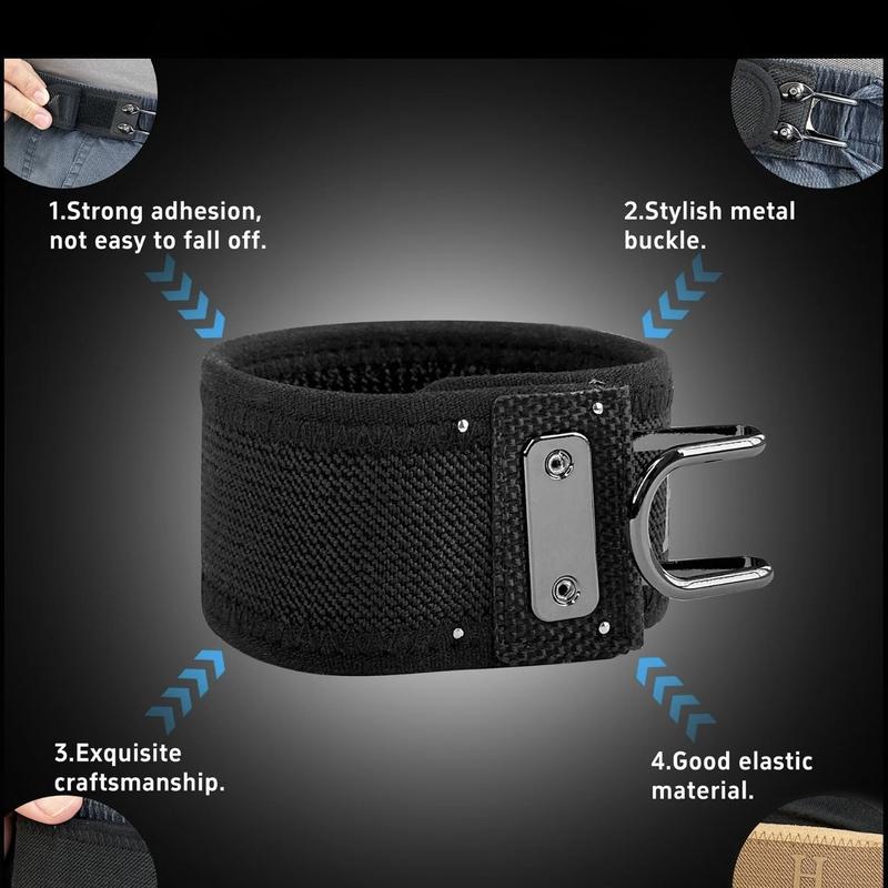 2 PCS velcro vibes belt health Tactical Metal Hook ElasticBelt (Unisex) - Patented No - Buckle Invisible Design | SoftAdjustable Side TikTokShopBlackFriday