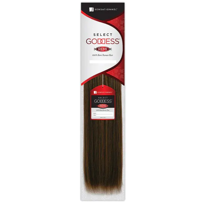 Sensationnel Goddess Select 100% Remi Human Hair Weave - Yaki Texture (10S"-20")