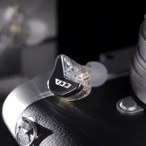CCA CRA In-Ear Wired Headphones, Dynamic Driver Iem Earphones, Clear Sound Hi-Fi, Detachable Cable, Suitable for Musicians Djs
