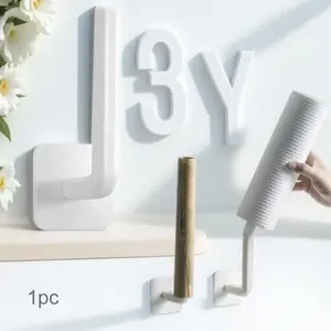 Self-Adhesive Wall-Mounted Tissue Holder, No-Drill Bathroom & Kitchen Organizer, Moisture-Resistant Paper Roll Dispenser, Anti-Rust Multi-Purpose Storage Box, Space-Saving Easy Install for Home or Commercial Use