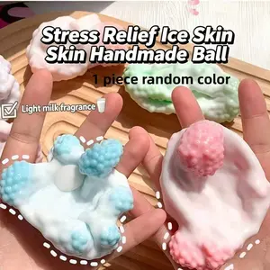 2026 Ice-Pounded Handmade Stress-Relief Ball for Kids, Fidget Toy, Squeeze Fun