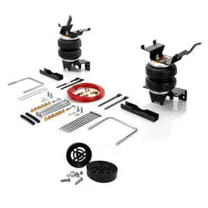 TORQUE Cradle and Air Spring Bags Suspension Kit for 2004-2015 Nissan Titan 2WD 4WD [up to 5,000 lbs. of Load Leveling Capacity] Ride-Helper TR2355
