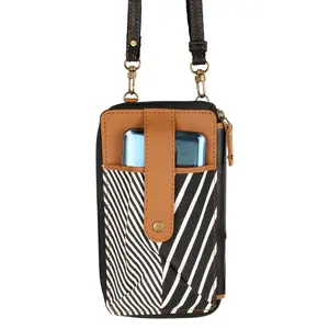 Small Cellphone Crossbody Bag Stripes