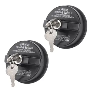 Locking Gas Cap, Lock Fuel Cap 2 Pack Compatible with 4Runner Tacoma Tundra Acura