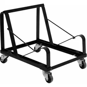 Flash Furniture  Hercules Black Steel Stack Chair Dolly