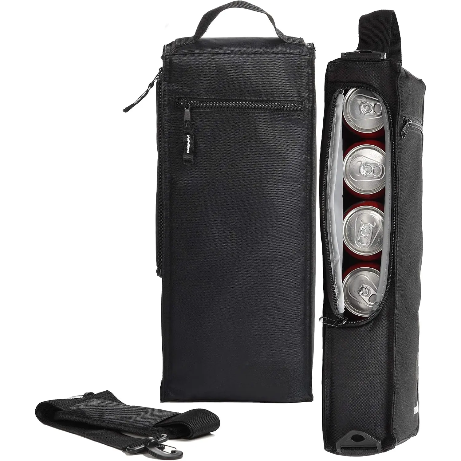 Golf Cooler Bag - Soft Sided Insulated Cooler Holds a 6 Pack of Cans or Two Wine Bottles