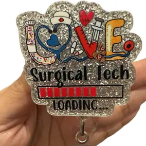 Surgical Tech Badge Reels