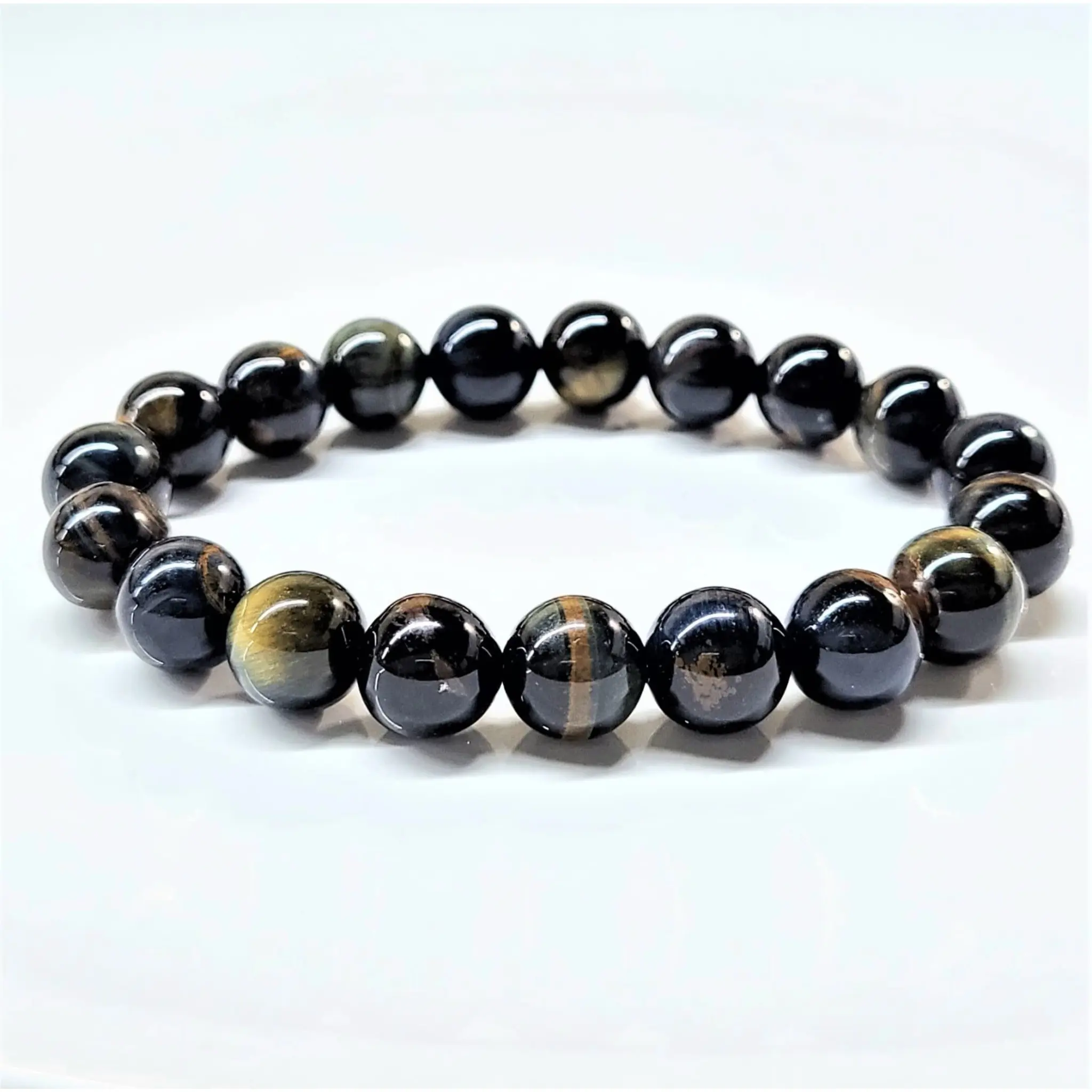 Blue Tiger (Hawk's Eye) Stackable Bracelet