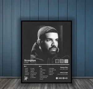 Scorpion | Drake | Album Cover Poster, Frameless