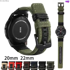 2026 Trendy Nylon Quick Release Watch Band – Military Style Sport Strap with Steel Buckle, 20/22mm Durable Lightweight Adjustable Wristband for Outdoor, Running, Cycling & Daily Wear