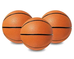3 Mini Foam Silent Basketball for Mini Basketball Hoop, Stress Ball, Dribbling training ball,Small Basketball for Over The Door Basketball Hoop