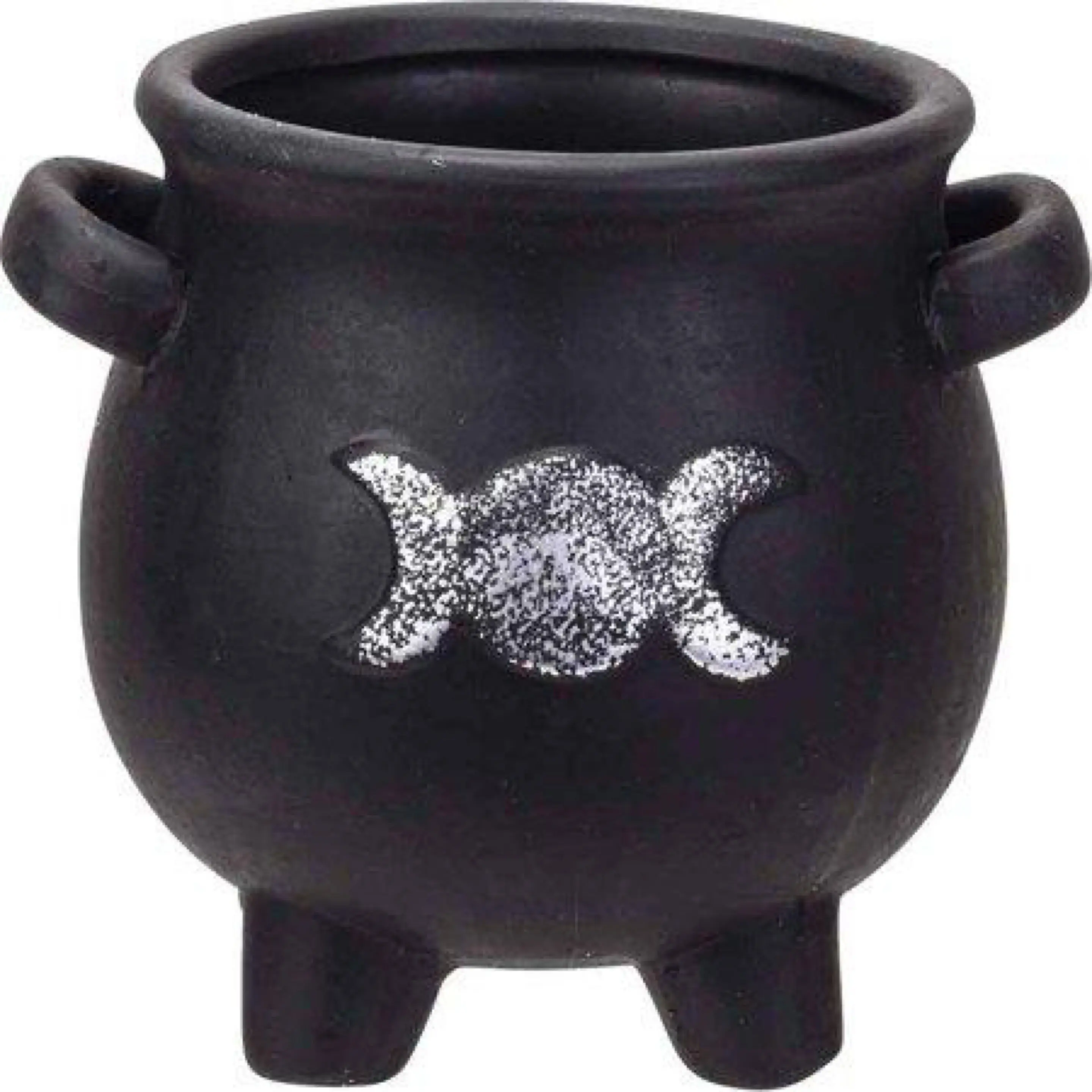 Triple Moon Cauldron Planter by Medieval Collectibles