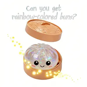 Expressive Big Dumpling Squishy - Blind Box, Mysecret Bun Fidget Toy, Soft TPR Material, Stress Relief, Unboxing Surprise, Random Style per Pack.Valentine's Day and Easter gifts, suitable for children to exchange gifts