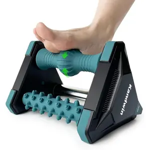 Icing Plantar Fasciitis Relief in Seconds, Foot Massager for Circulation and Pain Relief, Reflexology Massage Tools with Ice Pack, Foot Roller for Neuropathy Pain Relief, Foot Health, Green