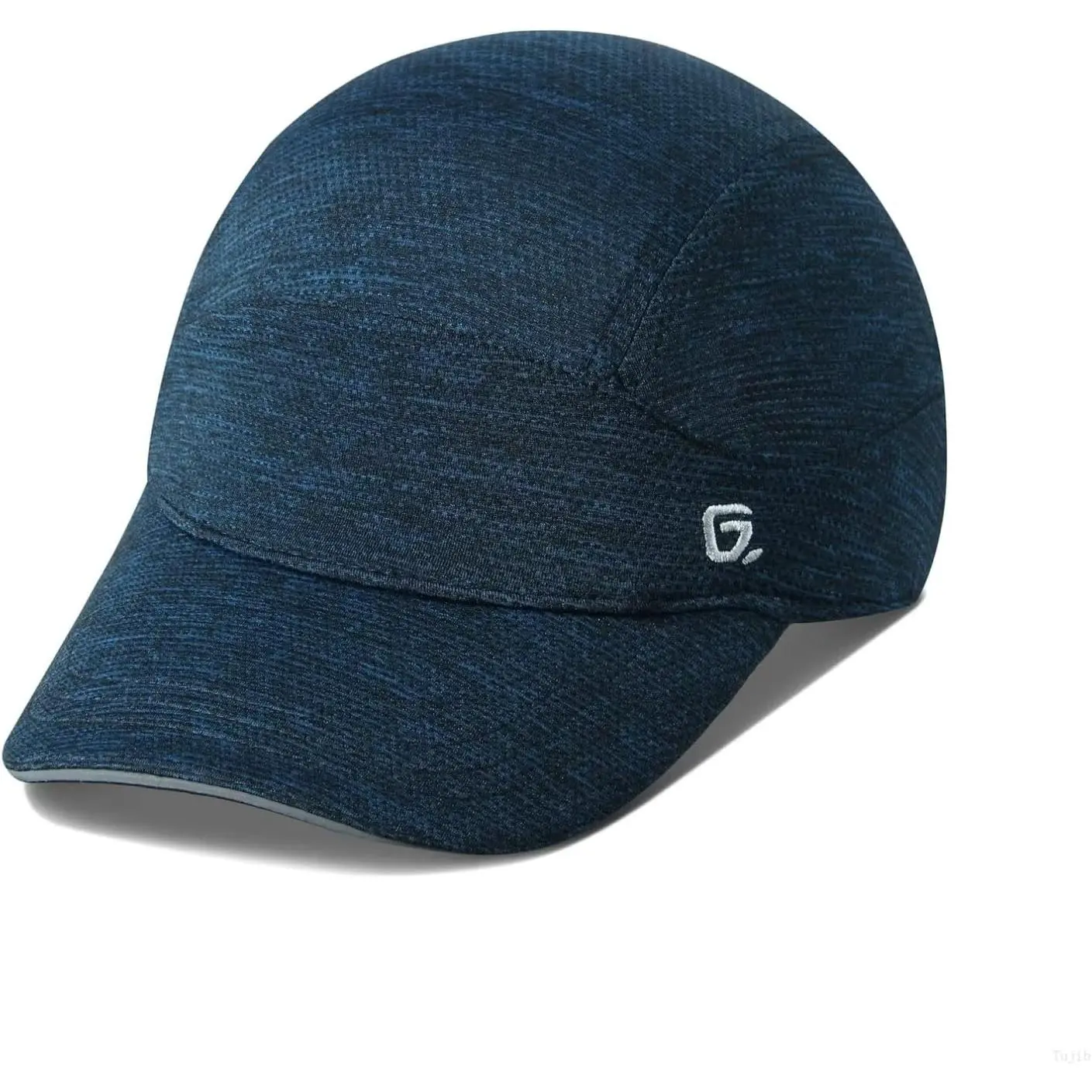 Unstructured Quick Dry Reflective Sports Running Hat - 2.2 oz, 22-23 1/2 in, Adjustable, Flexible, with Reflective Strips, 2.2 Ounces