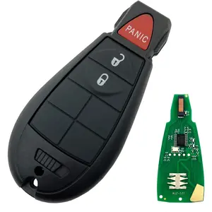 3 Buttons Keyless Remote  Key Fob Fit for  Ram 1500 2500 3500  2013 2014 2015 2016 2017 2018 2019 2020 2021 GQ4-53T 56046953AE (Black)
