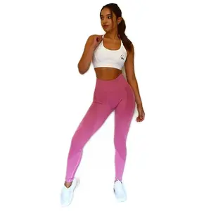 Dusty Pink Seamless Contour Leggings High Waisted Scrunch Butt Detail All Seasons Workout Wear True to Size Fit Polyester Spandex Nylon