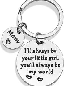 Best Mother’s Day 2026 Gifts for Mom - Keychain Gifts from Daughter for Christmas, I'll Always Be Your Little Girl, You Will Always Be My World, Daughter Keychain for Mom Birthday, Valentine’s Day Gifts