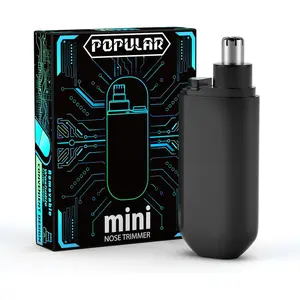 Nose Hair Trimmer,2024 Painless Ear Hair Trimmer for Men Women,Type-C Rechargeable Trimmer with IPX7 Waterproof,Dual Edge Blades Clipper for Easy Cleansing Travel Size