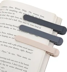 3Pcs Automatic Bookmark, Silicone Smart Book Marks for Reading Women, Men, Kids,Cute Unique Book Markers Bookmark Clip Reading Accessories Gifts for Book Lovers