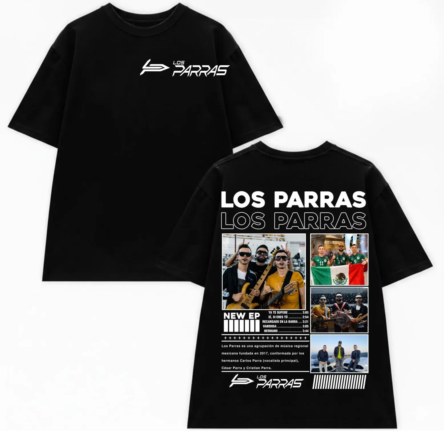 Los Parras T-shirt, Graphic tee, Fashion Cotton, Streetwear, Top Menswear Womenswear, Unisex T-shirt S-3XL