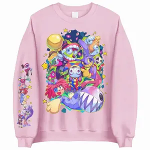 The Digital Circus Characters Sweatshirt, Anime Fan Hoodie