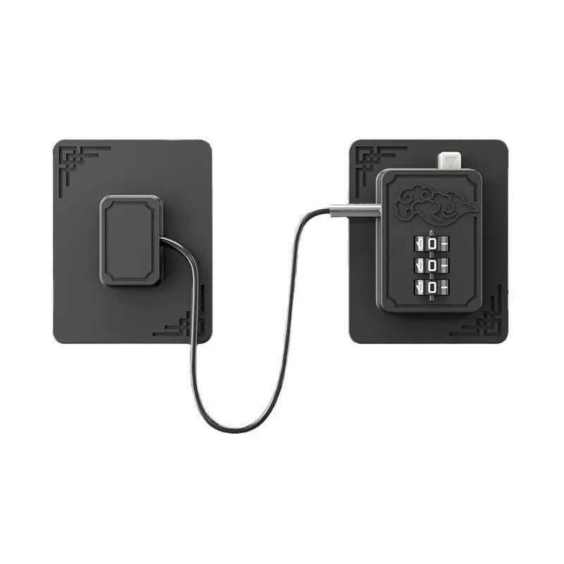 ABS Wire Lock, Refrigerator Lock, Cabinet Door Lock, Drawer Lock, Safety Lock, 3-Digit Combination Lock