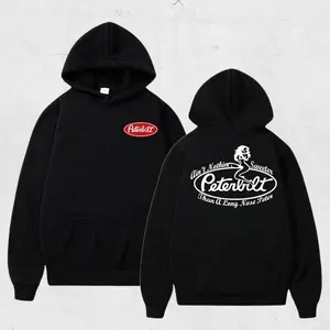 Peterbilt Trucking Hoodie, Funny Long Nose Peter Slogan with Pin-Up and Classic Logo, Perfect for Diesel Lovers and CDL Drivers, Unisex Hoodie for Trucking Lifestyle