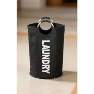 Handheld dirty clothes storage bag, thickened waterproof foldable laundry bag, foldable handheld dirty clothes basket with large capacity for bathroom, household clothes storage basket, foldable toy storage bag, shelf storage basket