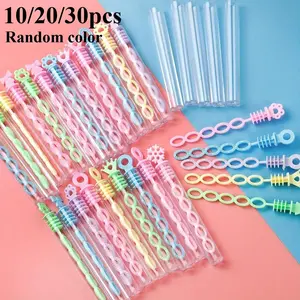 10/20/30pcs Multi-Hole Mini Colorful Bubble Sticks, Bubble Spinner Wand for Festive Parties, Plastic,No Liquid Included, Ideal for Outdoor Activities