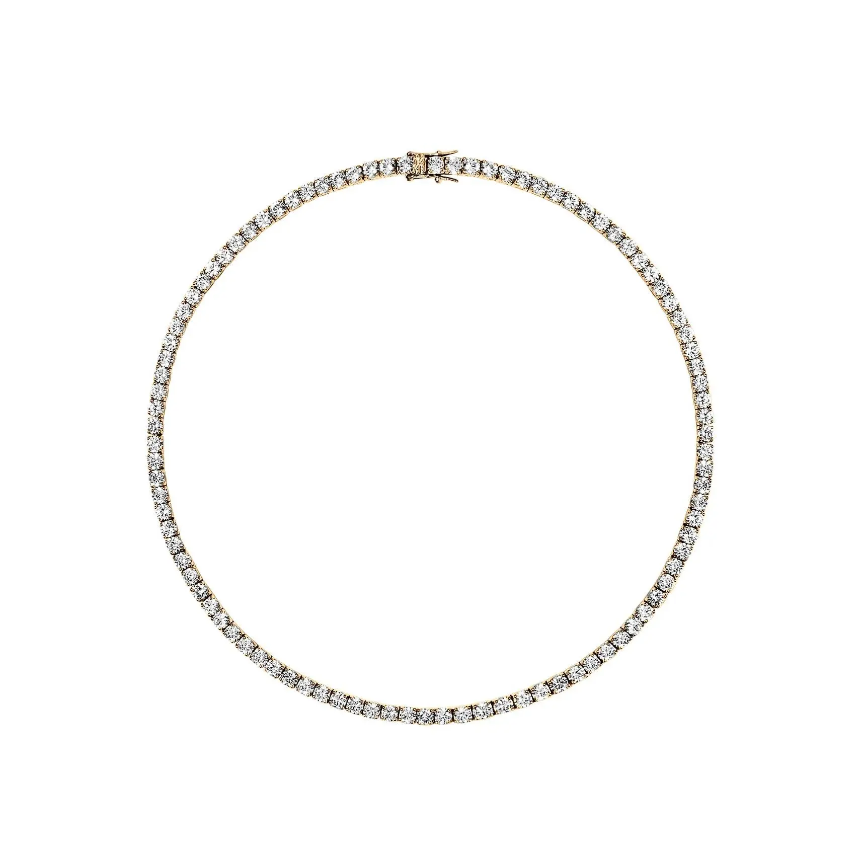 VVS1 MOISSANITE TENNIS CHAIN NECKLACE — Shinier Than Diamond