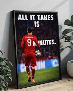 LEWANDOWSKI - BAYERN MUNICH Poster ( Unframed - Print Only )