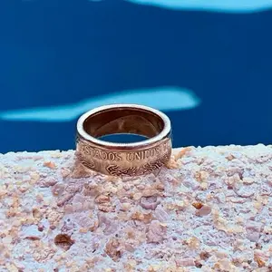 Vintage Mexican Coin Ring