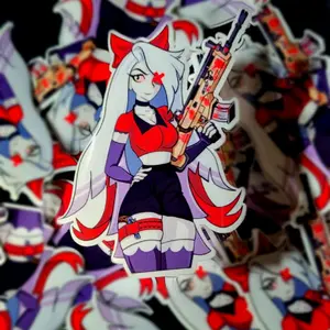 Operator Vaggie waifu sticker Decor Decorative