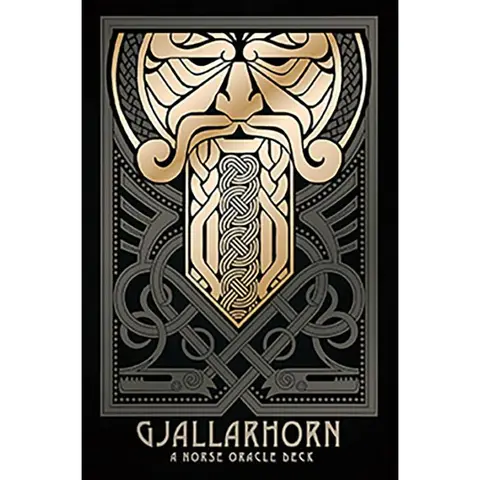 Gjallarhorn Norse Oracle Deck - 62 Premium Themed Cards by Matt Hughes, Elder Futhark, Norse Deities, Deity Icons, Rune Divination for U.S. Games, Card Games for Teens Above 12 (Toys & Hobbies)