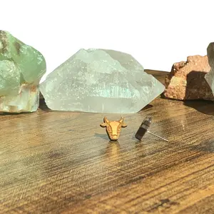 Hypoallergenic Cow Bull Laser Engraved Wood Earrings