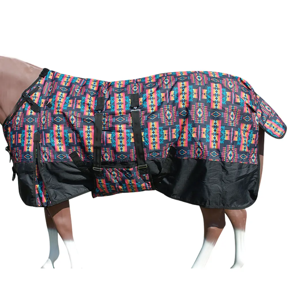 HILASON 600D Winter Waterproof Poly Horse Blanket Belly Wrap | Turnout Blankets for Horses