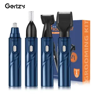 4 in 1 Electric Hair Trimmer Kit, Portable Rechargeable Hair Clipper Set, Professional Hair Trimmer for Women & Men, Great for Travel, Rechargeable Convenience