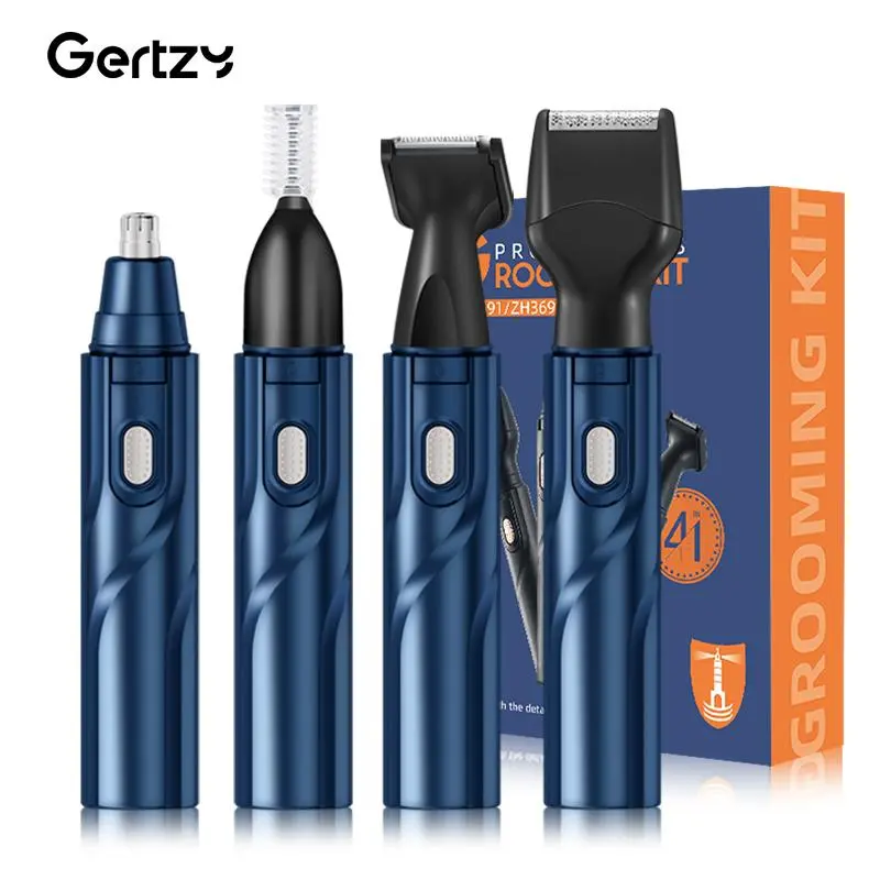 4 in 1 Electric Hair Trimmer Kit, Portable Rechargeable Hair Clipper Set, Professional Hair Trimmer for Women & Men, Great for Travel, Rechargeable Convenience, Cordless Hair Cutting, Cordless Hair Trimmer
