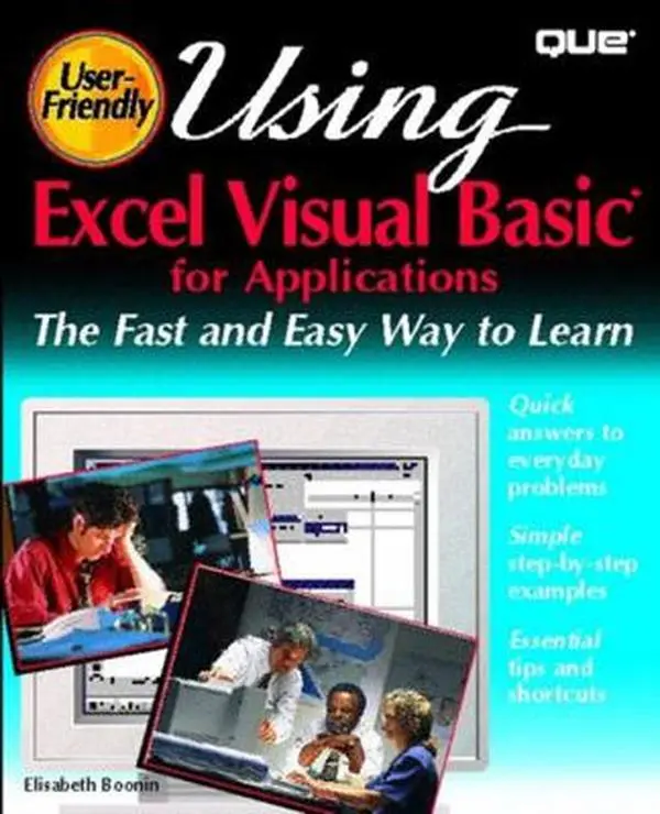 USED-Using Excel Visual Basic for Applications by Boonin, E. (Paperback)