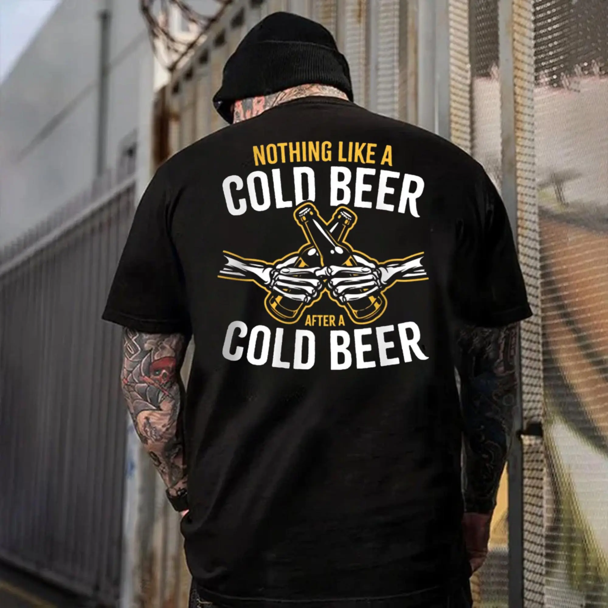 Nothing Like A Cold Beer After A Cold Beer Apparel - Funny Drinking Shirt, Sweatshirt, Hoodie