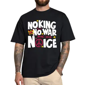 No King Shirt, Protest T-shirt, Resistance Movement Graphic Tee, Unisex Cotton Graphic Tee, Full size, Full Colors