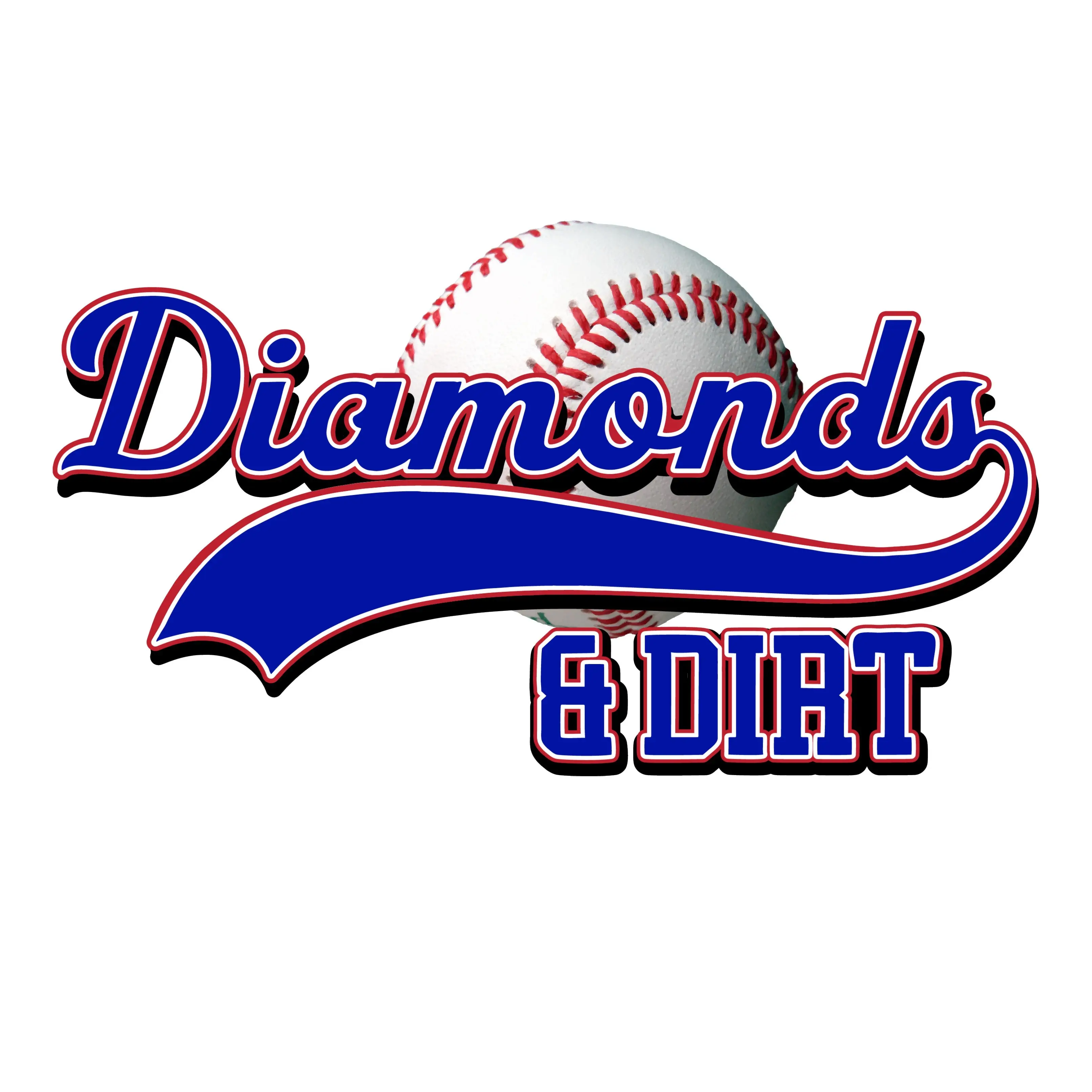 Diamonds & Dirt Baseball & Softball Decal Stickers - Classic Design for Baseball Fans and Enthusiasts