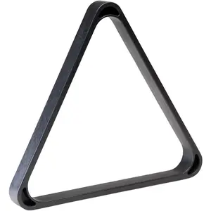A25-H Commercial Hardwood Billiard Ball Rack, 8-Ball Triangle Durable Pool Ball Holder for Billiard Room Commercial Use